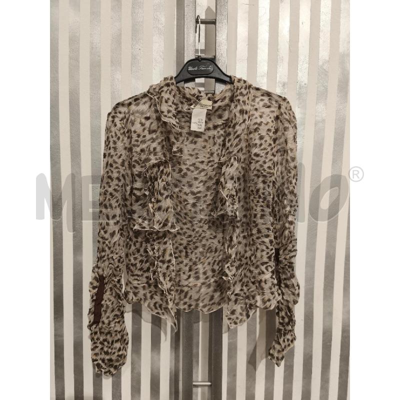 CAMICIA DONNA BLUMARINE BEIGE LEOPARDATA | Mercatino dell'Usato Campobasso 1