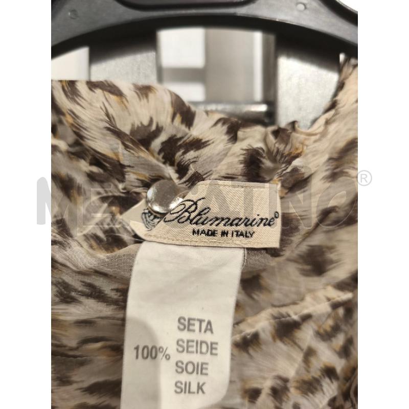 CAMICIA DONNA BLUMARINE BEIGE LEOPARDATA | Mercatino dell'Usato Campobasso 2