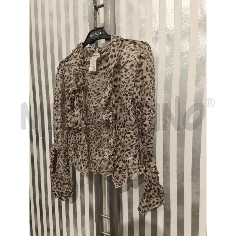 CAMICIA DONNA BLUMARINE BEIGE LEOPARDATA | Mercatino dell'Usato Campobasso 3