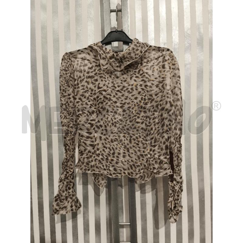 CAMICIA DONNA BLUMARINE BEIGE LEOPARDATA | Mercatino dell'Usato Campobasso 5
