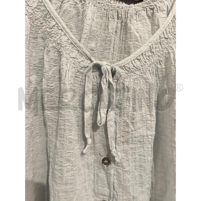 CAMICIA DONNA DANIELE ALESSANDRINI CELESTE INCRESPATA | Mercatino dell'Usato Campobasso 2