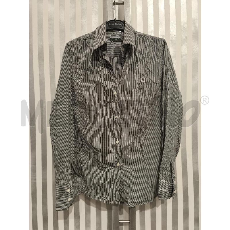 CAMICIA DONNA FRED PERRY QUADRETTI BIANCHI NERI | Mercatino dell'Usato Campobasso 1