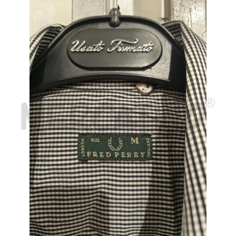 CAMICIA DONNA FRED PERRY QUADRETTI BIANCHI NERI | Mercatino dell'Usato Campobasso 2