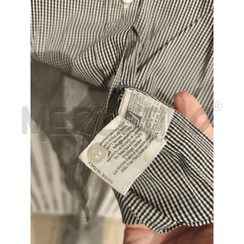 CAMICIA DONNA FRED PERRY QUADRETTI BIANCHI NERI | Mercatino dell'Usato Campobasso 4
