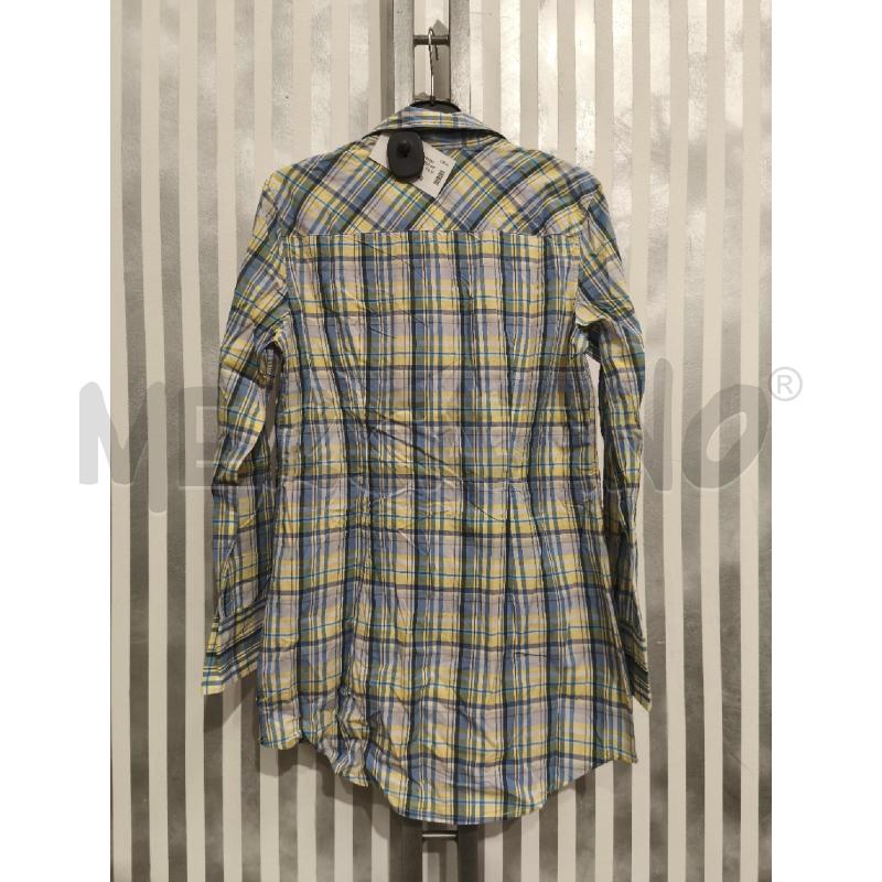 CAMICIA DONNA FRED PERRY TARTAN GIALLO CELESTE | Mercatino dell'Usato Campobasso 5