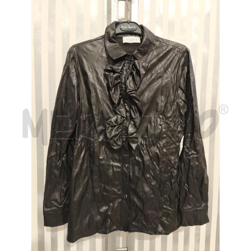 CAMICIA DONNA GAELLE NERA SIMILPELLE | Mercatino dell'Usato Campobasso 1