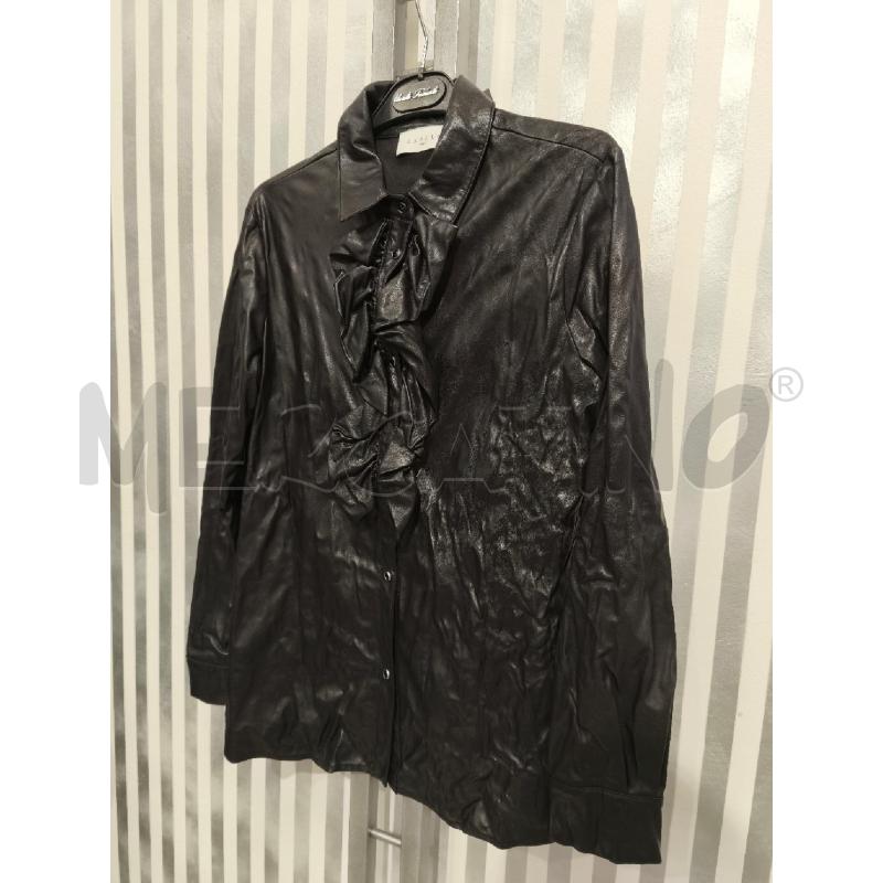 CAMICIA DONNA GAELLE NERA SIMILPELLE | Mercatino dell'Usato Campobasso 3