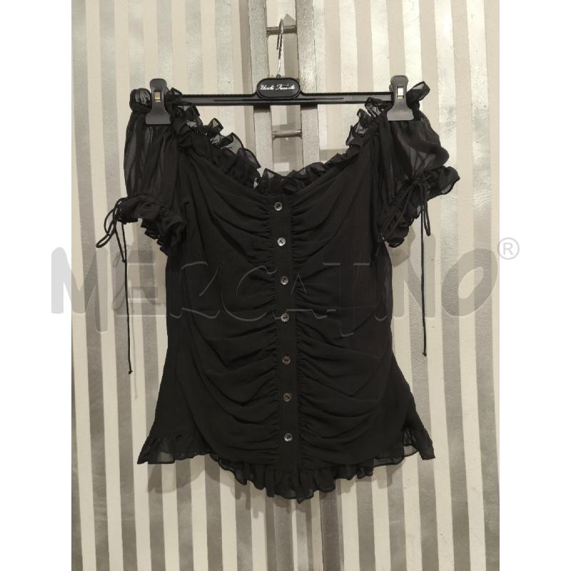 CAMICIA DONNA GAI MATTIOLO NERA ELASTICIZZATA | Mercatino dell'Usato Campobasso 1