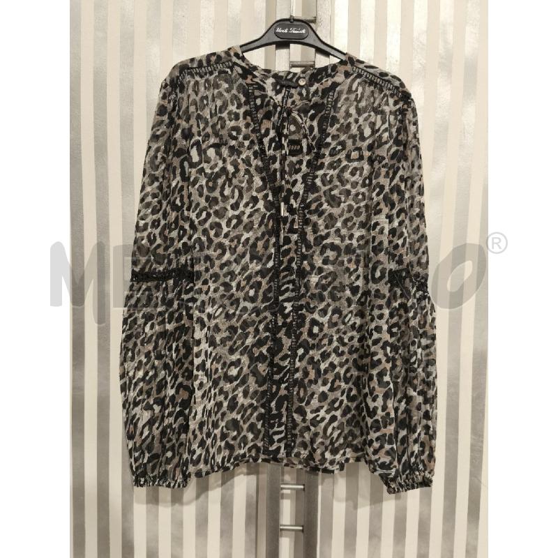 CAMICIA DONNA GUESS LEOPARDATA TORTORA GRIGIO NERO | Mercatino dell'Usato Campobasso 1