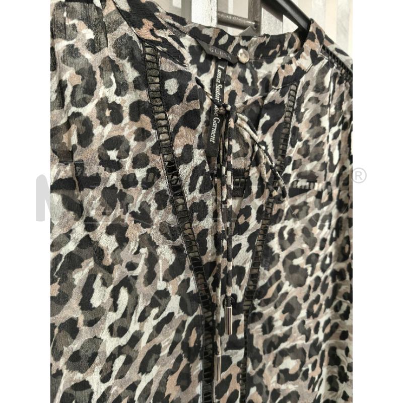 CAMICIA DONNA GUESS LEOPARDATA TORTORA GRIGIO NERO | Mercatino dell'Usato Campobasso 2