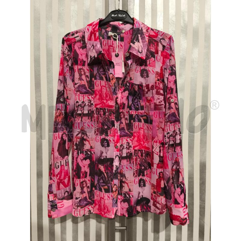 CAMICIA DONNA GUESS NUOVA FUXIA COPERTINE | Mercatino dell'Usato Campobasso 1