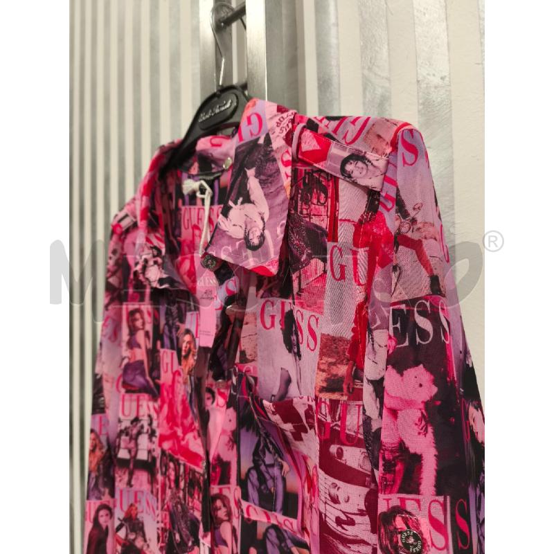 CAMICIA DONNA GUESS NUOVA FUXIA COPERTINE | Mercatino dell'Usato Campobasso 4