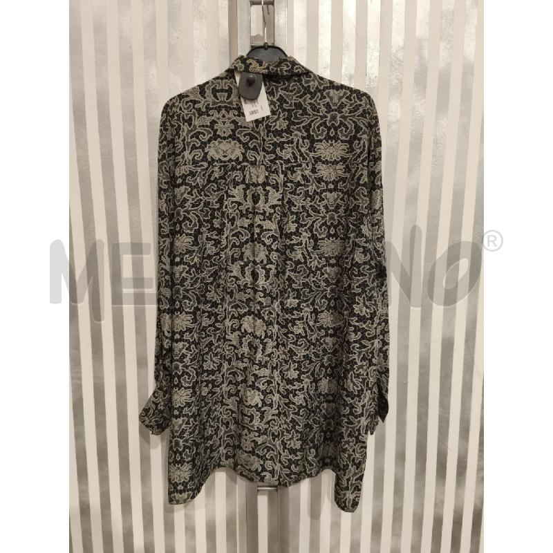 CAMICIA DONNA MAX MARA NERA STAMPA PIZZO OLIVA | Mercatino dell'Usato Campobasso 4