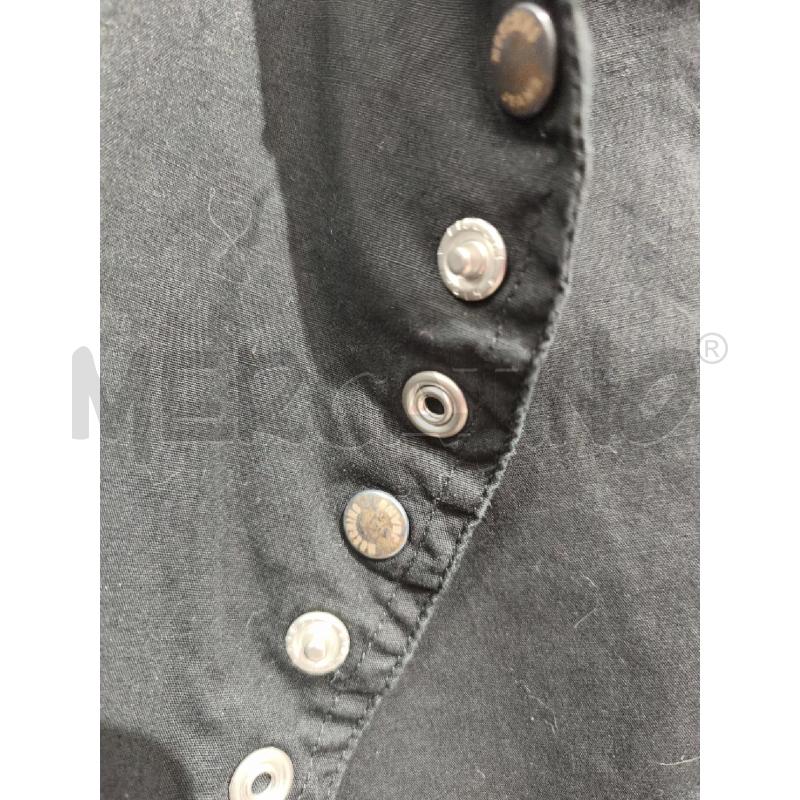 CAMICIA DONNA MOSCHINO JEANS NERA BOTTONI CLIP | Mercatino dell'Usato Campobasso 2
