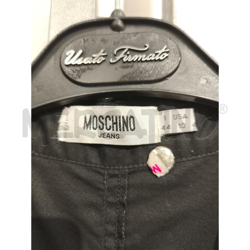 CAMICIA DONNA MOSCHINO JEANS NERA BOTTONI CLIP | Mercatino dell'Usato Campobasso 3