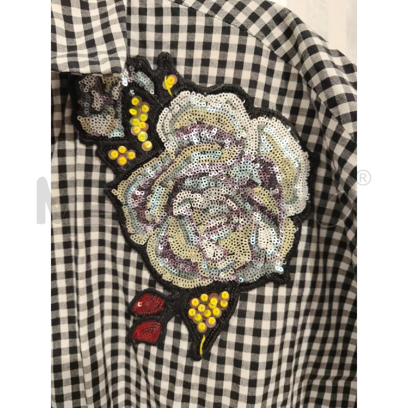 CAMICIA DONNA MY TWIN TWINSET QUADRETTI BIANCHI NERI | Mercatino dell'Usato Campobasso 3