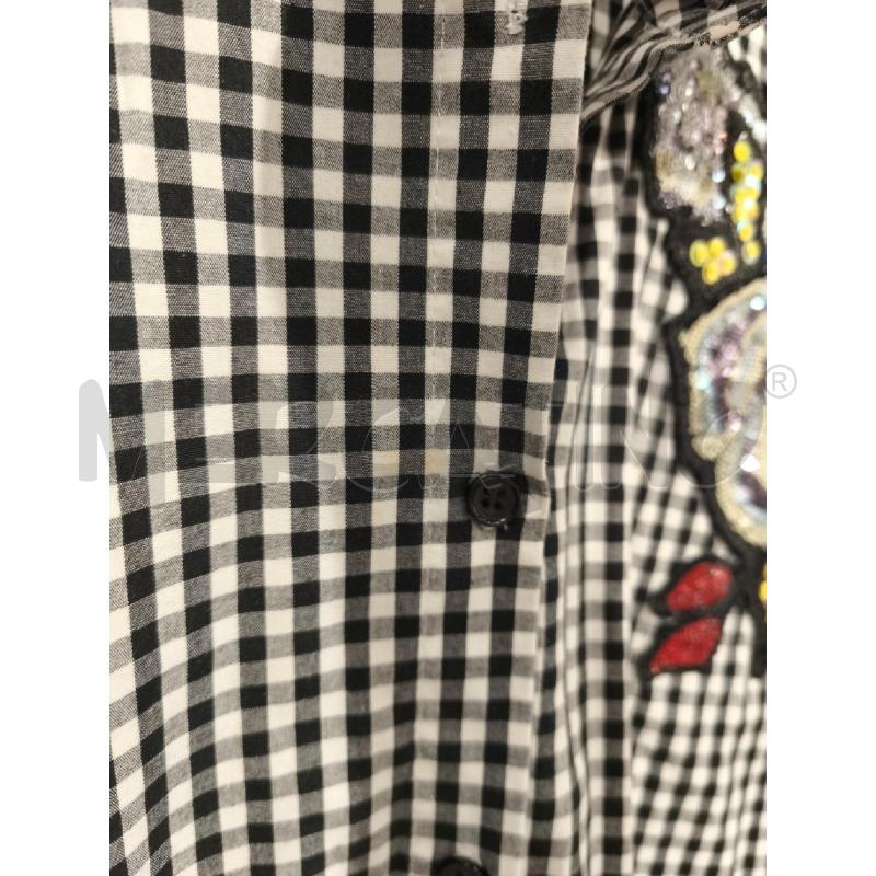 CAMICIA DONNA MY TWIN TWINSET QUADRETTI BIANCHI NERI | Mercatino dell'Usato Campobasso 4