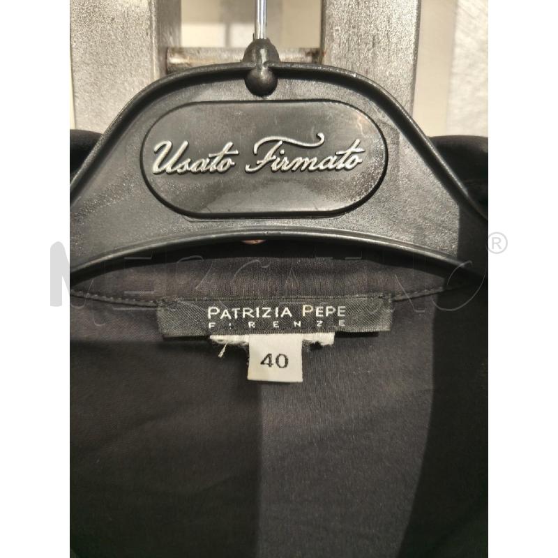 CAMICIA DONNA PATRIZIA PEPE NERA CINTA | Mercatino dell'Usato Campobasso 3
