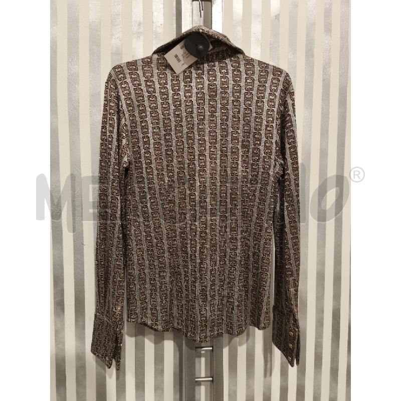 CAMICIA DONNA PINKO GLITTERATA BEIGE DISEGNO CATENE | Mercatino dell'Usato Campobasso 4