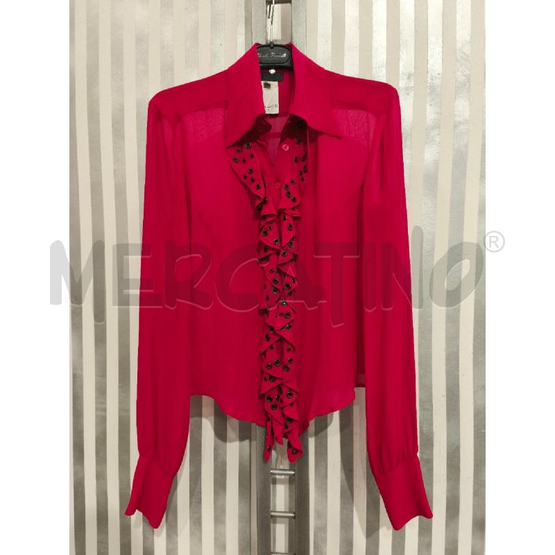CAMICIA DONNA RICHMOND FUXIA VOLANT | Mercatino dell'Usato Campobasso 1