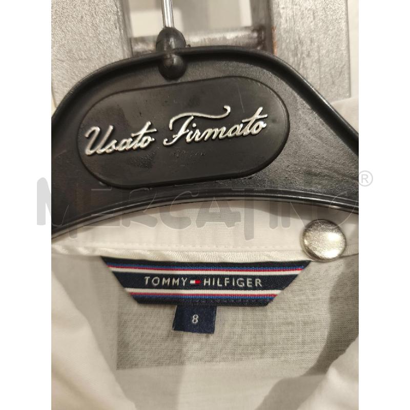 CAMICIA DONNA TOMMY HILFIGER BIANCA SMANICATA | Mercatino dell'Usato Campobasso 2