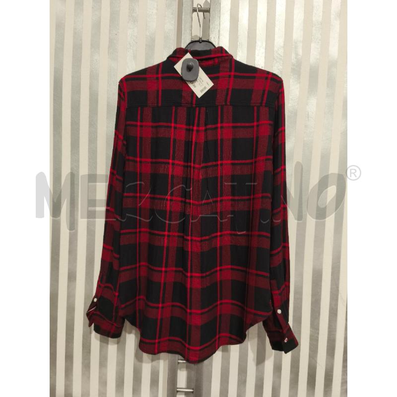 CAMICIA DONNA TOMMY JEANS QUADRI ROSSI NERI | Mercatino dell'Usato Campobasso 4