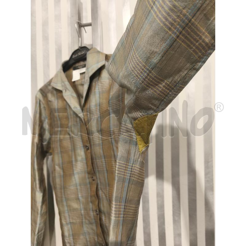 CAMICIA DONNA WEEKEND MAX MARA 100SETA RETIC OLIVA CELESTE | Mercatino dell'Usato Campobasso 4