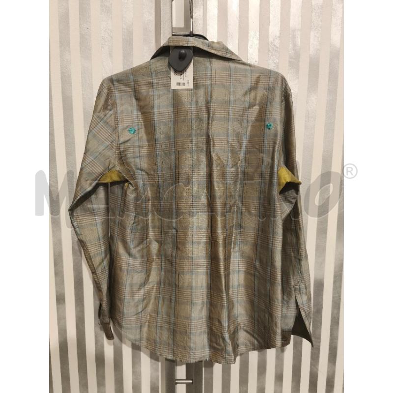 CAMICIA DONNA WEEKEND MAX MARA 100SETA RETIC OLIVA CELESTE | Mercatino dell'Usato Campobasso 5