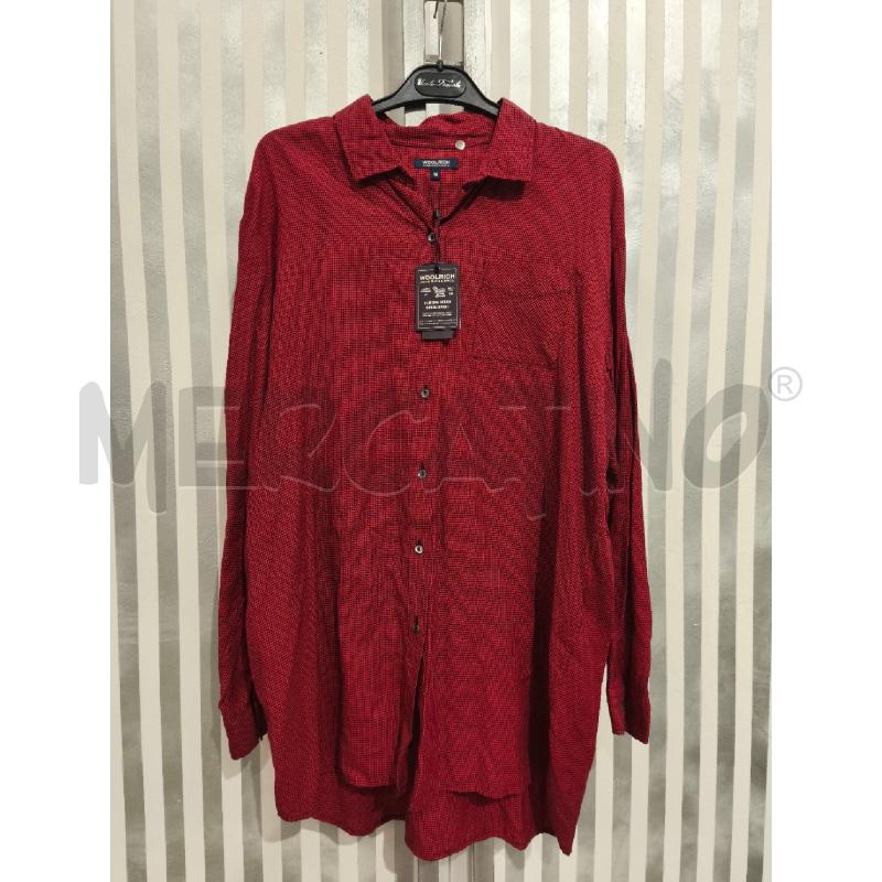 CAMICIA DONNA WOOLRICH NUOVA PIED DE POULE ROSSO NERO | Mercatino dell'Usato Campobasso 1