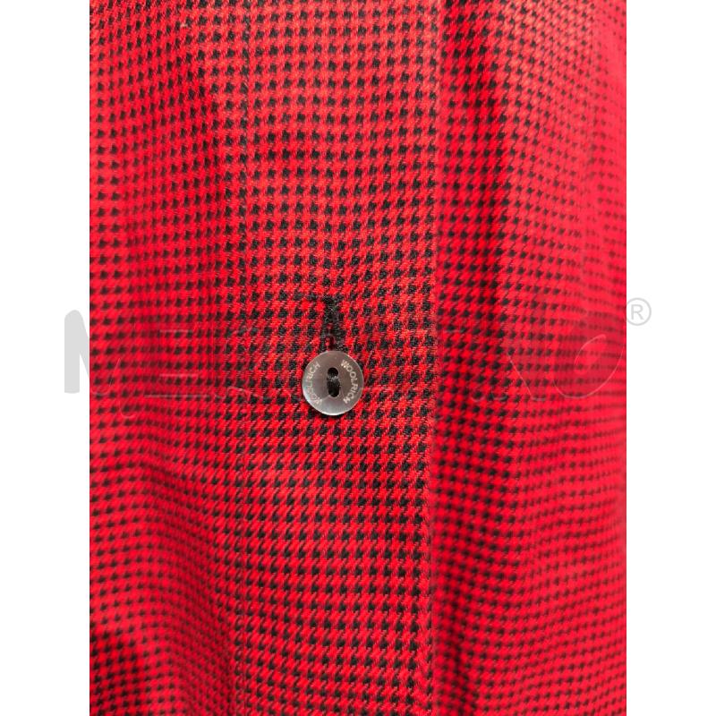 CAMICIA DONNA WOOLRICH NUOVA PIED DE POULE ROSSO NERO | Mercatino dell'Usato Campobasso 3