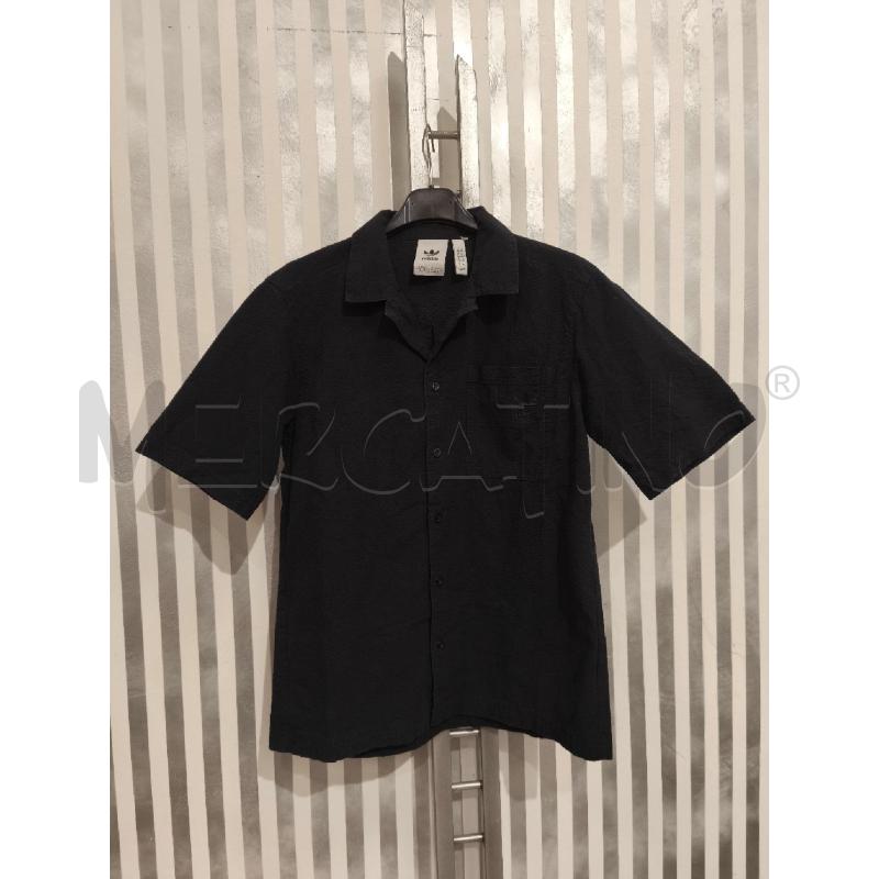 CAMICIA UOMO ADIDAS NERA TASCHINO LOGO NERO | Mercatino dell'Usato Campobasso 1