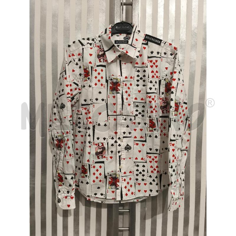 CAMICIA UOMO BALENCIAGA CARTE DA GIOCO | Mercatino dell'Usato Campobasso 1