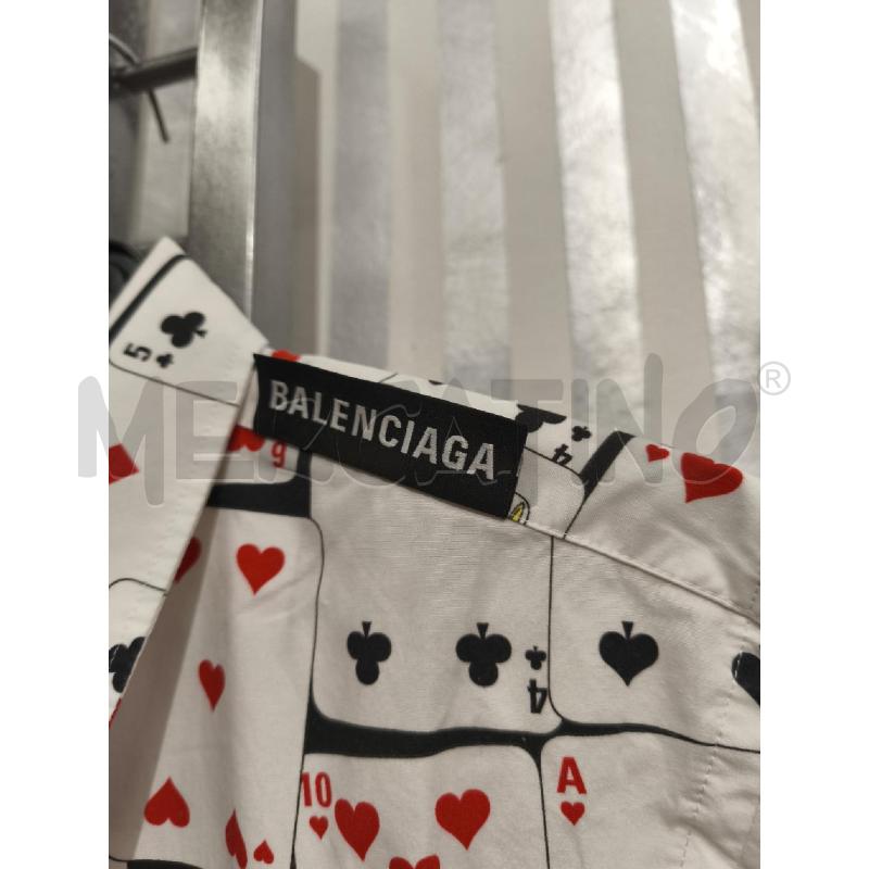 CAMICIA UOMO BALENCIAGA CARTE DA GIOCO | Mercatino dell'Usato Campobasso 3