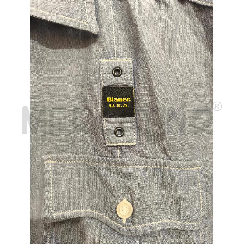 CAMICIA UOMO BLAUER INDACO LATO BANDIERA AMERICANA | Mercatino dell'Usato Campobasso 3