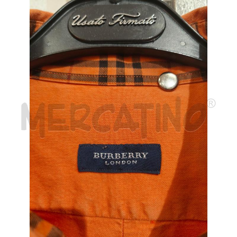 CAMICIA UOMO BURBERRY ARANCIONE | Mercatino dell'Usato Campobasso 2