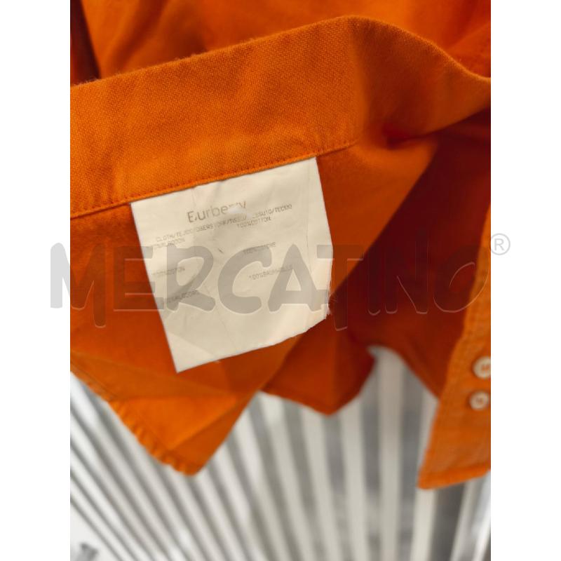CAMICIA UOMO BURBERRY ARANCIONE | Mercatino dell'Usato Campobasso 4