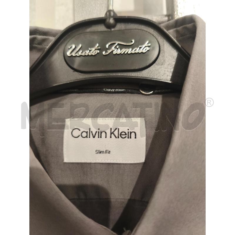 CAMICIA UOMO CALVIN KLEIN GRIGIA CK | Mercatino dell'Usato Campobasso 2