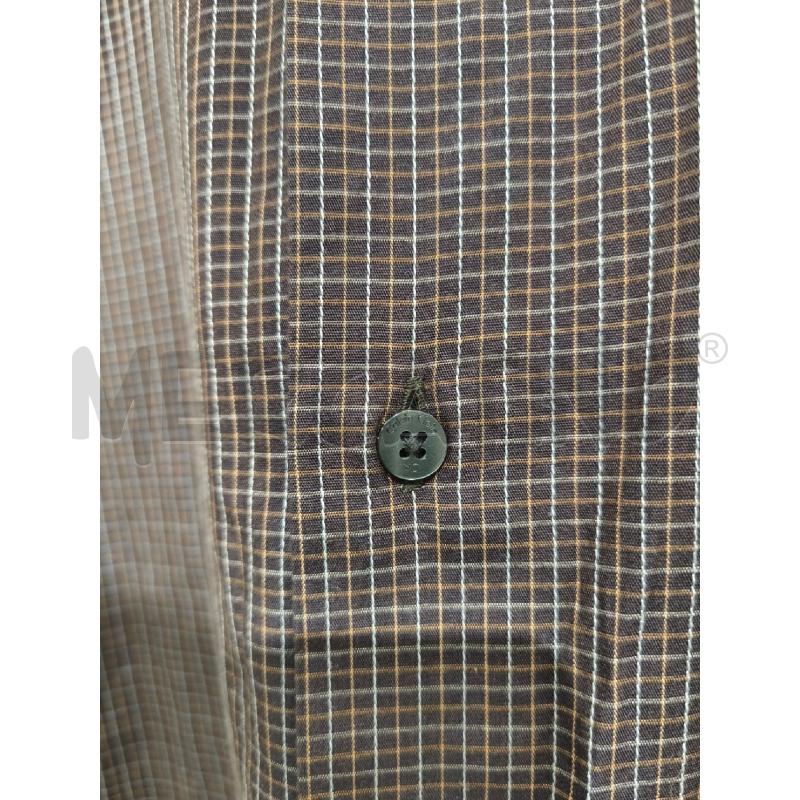 CAMICIA UOMO CALVIN KLEIN MARRONI RETICOLO BIANCO GIALLO | Mercatino dell'Usato Campobasso 4