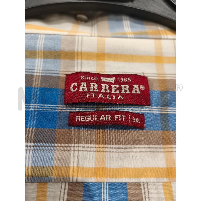 CAMICIA UOMO CARRRA QUADRI ARANCIO E BLU | Mercatino dell'Usato Campobasso 5