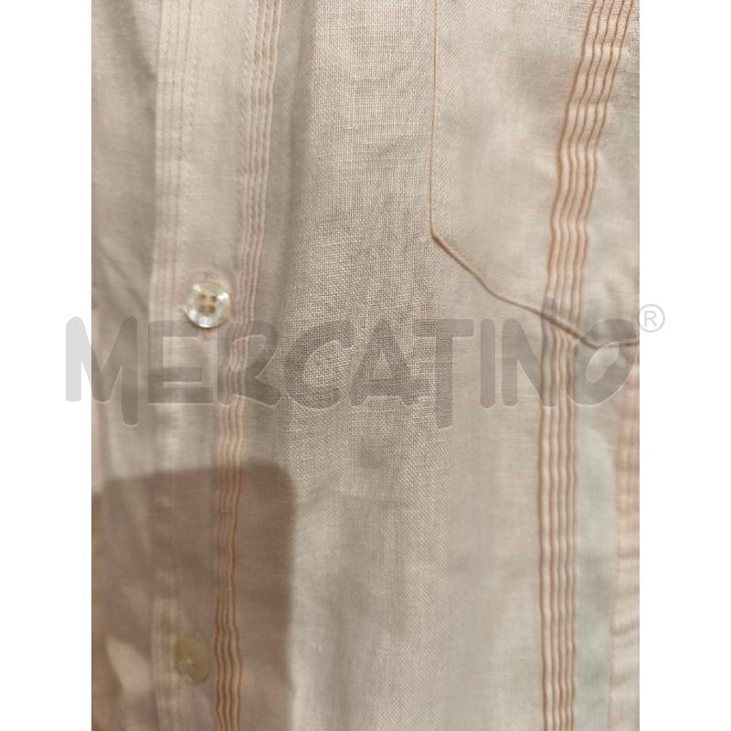 CAMICIA UOMO CHRISTIAN DIOR 100 LINO ALBICOCCA | Mercatino dell'Usato Campobasso 4