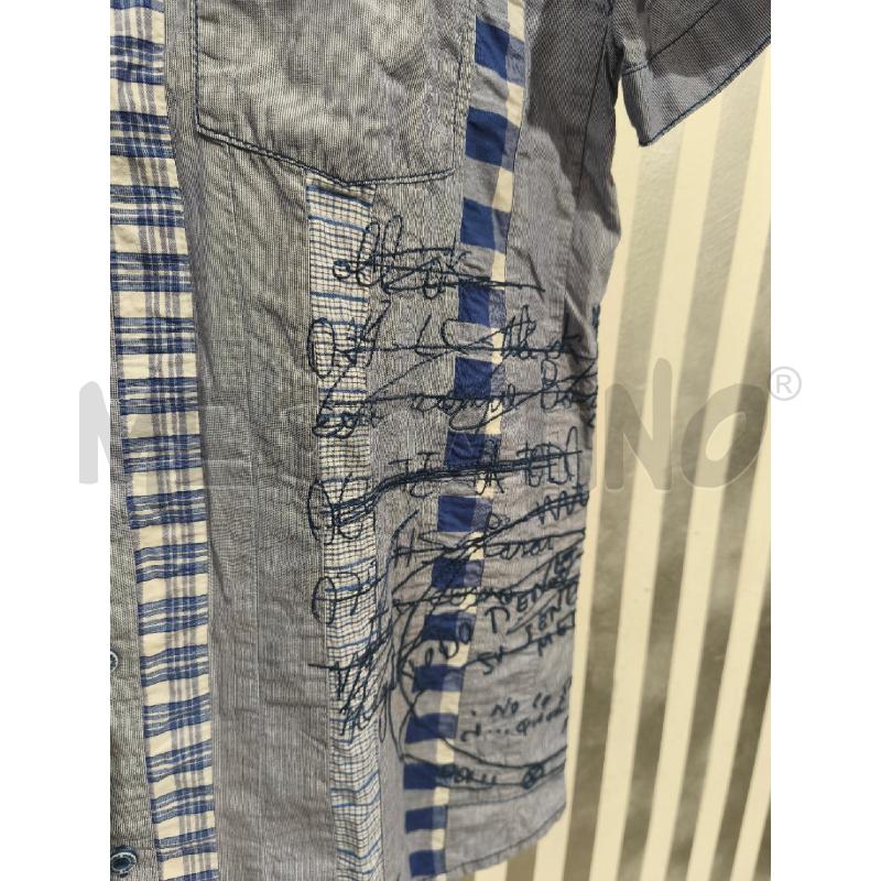CAMICIA UOMO DESIGUAL GRIGIO AZZURRA  | Mercatino dell'Usato Campobasso 2