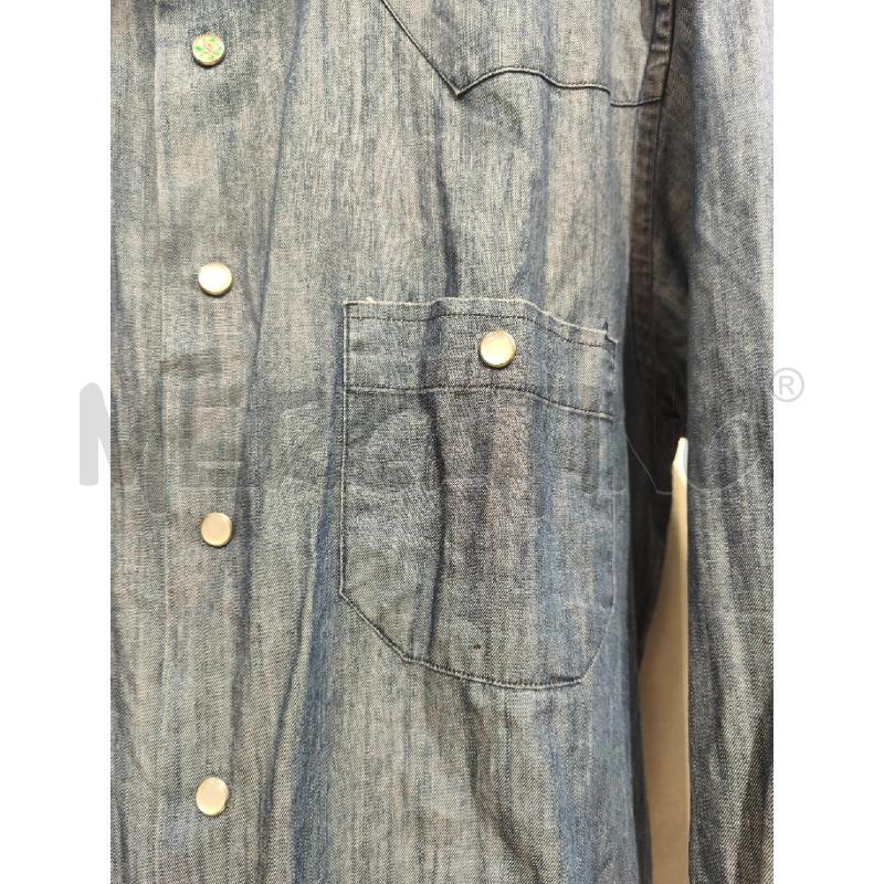 CAMICIA UOMO DONDUP IN JEANS BOTTONI AUTOMATICI | Mercatino dell'Usato Campobasso 3