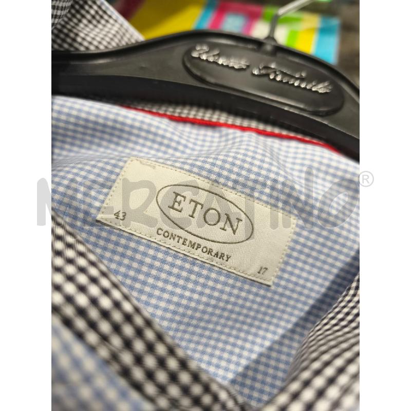 CAMICIA UOMO ETON CELESTINA QUADRI | Mercatino dell'Usato Campobasso 5