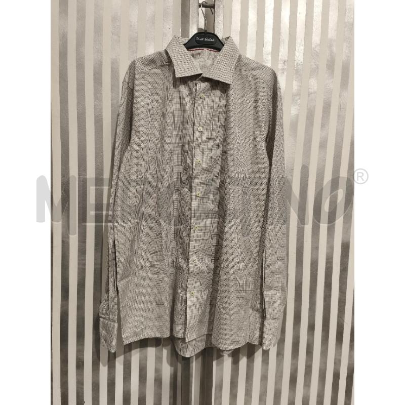 CAMICIA UOMO ETON GRIGIA QUADRI | Mercatino dell'Usato Campobasso 1
