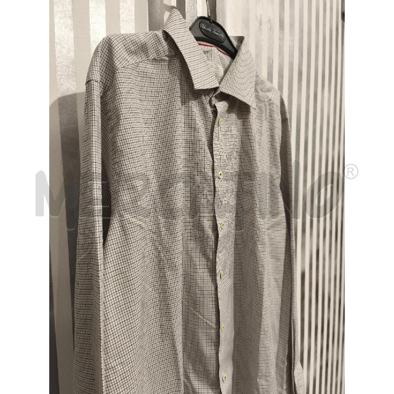 CAMICIA UOMO ETON GRIGIA QUADRI | Mercatino dell'Usato Campobasso 2