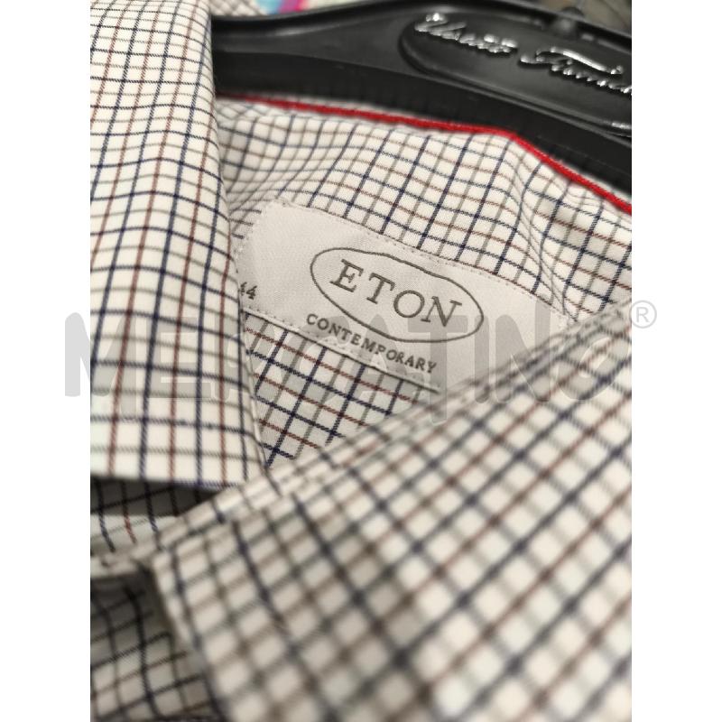 CAMICIA UOMO ETON GRIGIA QUADRI | Mercatino dell'Usato Campobasso 5