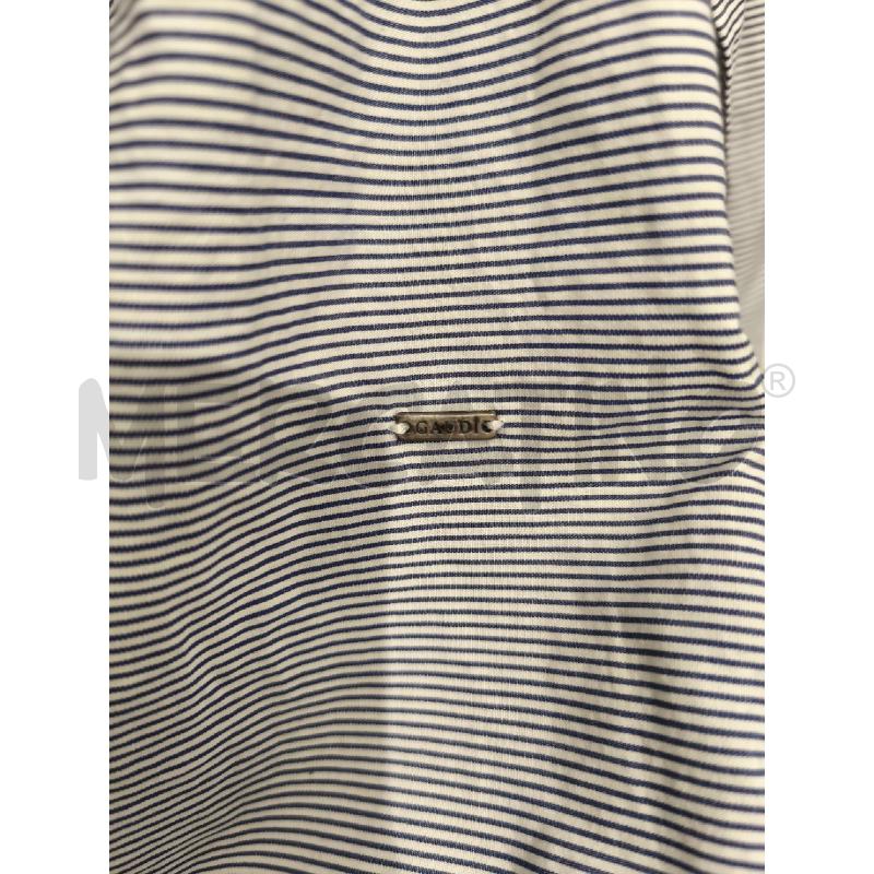 CAMICIA UOMO GAUDÌ RIGHE BIANCHE BLU | Mercatino dell'Usato Campobasso 3