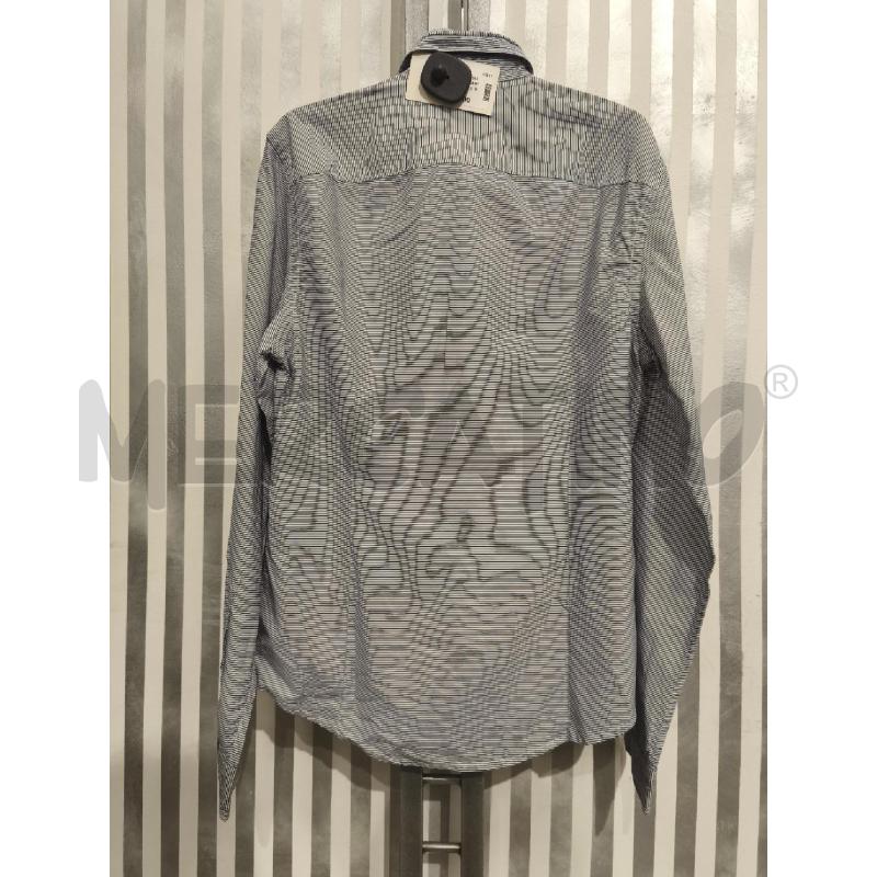 CAMICIA UOMO GAUDÌ RIGHE BIANCHE BLU | Mercatino dell'Usato Campobasso 4