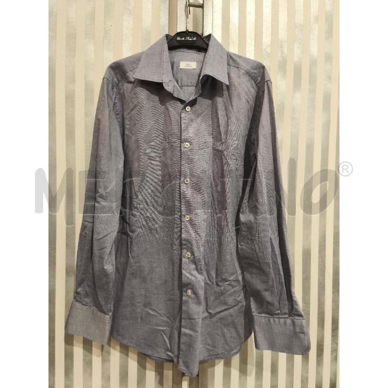 CAMICIA UOMO GF FERRÈ AZZURRO POLVERE CANGIANTE | Mercatino dell'Usato Campobasso 1