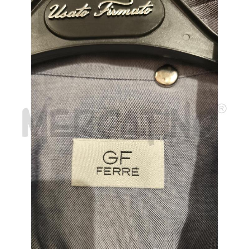 CAMICIA UOMO GF FERRÈ AZZURRO POLVERE CANGIANTE | Mercatino dell'Usato Campobasso 2